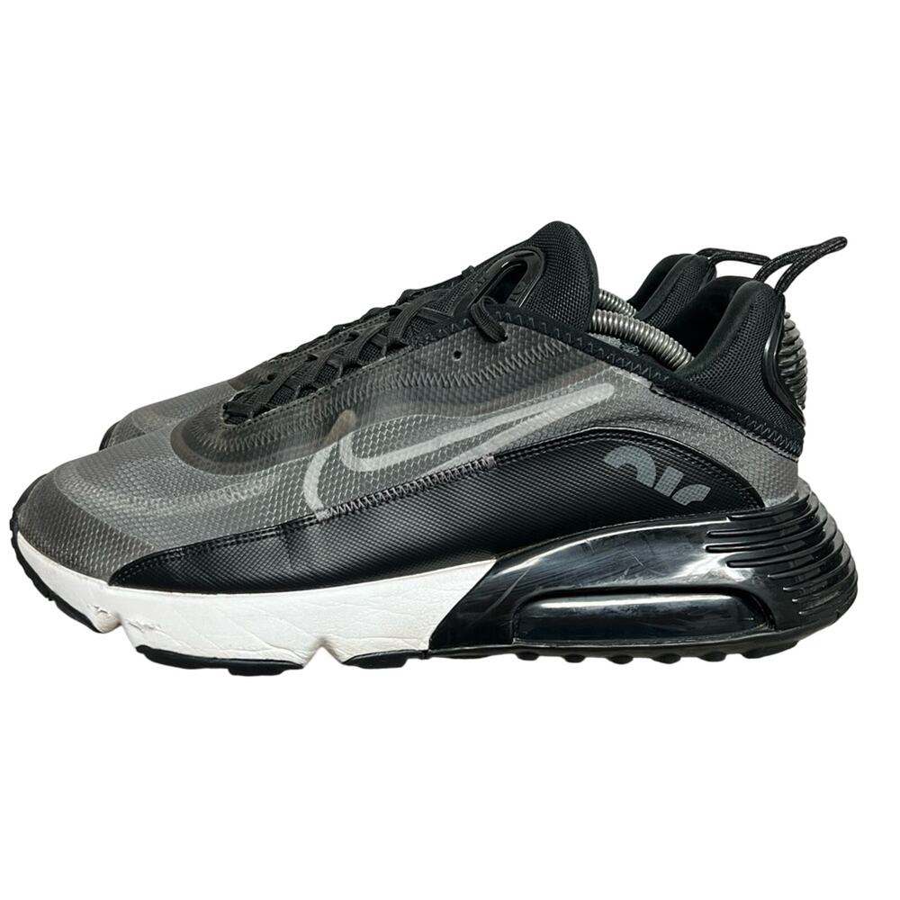 Nike Mens Air Max 2090 Running Sneakers Black/Gray/White CW7306-001 Size 11.5